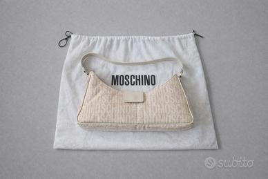 Borsa Moschino originale – Beige con logo all over