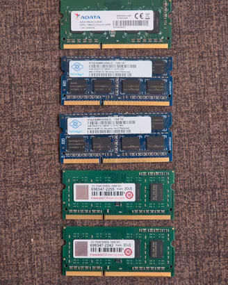 Memorie Ram sodimm 4gb e 8gb