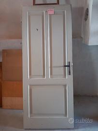 Porte in legno anni '30 con specchiature cieche