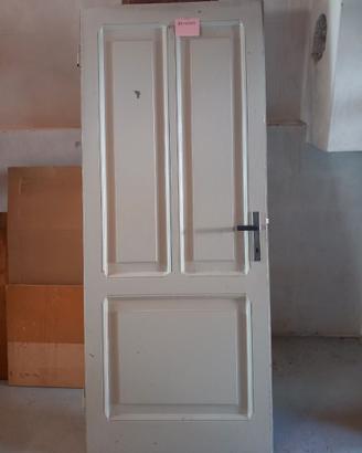 Porte in legno anni '30 con specchiature cieche