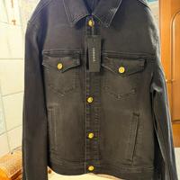 giacca versace denim