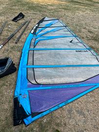 Vela windsurf severn 6.5 + alberi 4.30