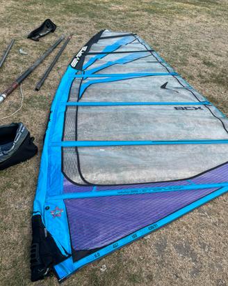 Vela windsurf severn 6.5 + alberi 4.30