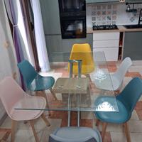 Set sei sedie scandinave