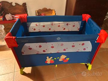 Lettino pieghevole Foppapedretti con materasso
