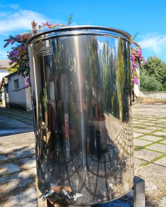 Serbatoio acciaio inox 400lt
