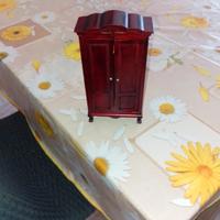 Armadio Casa delle bambole legno scuro 