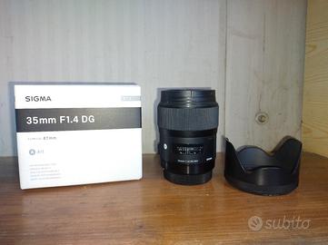 sigma 35mm art f1.4 dg hsm per canon