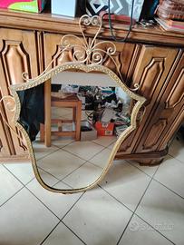 specchio in ferro battuto altezza 106