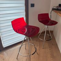 Sgabelli Calligaris L’eau rosso