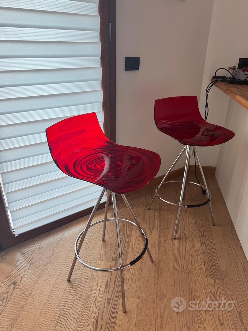 Sgabelli Calligaris L'eau rosso Arredamento e Casalinghi In