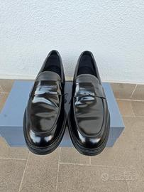 Mocassini hogan neri nero mocassino pelle lucida