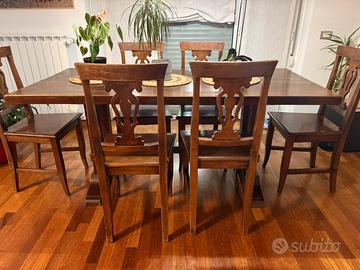 Tavolo Fratino in Noce