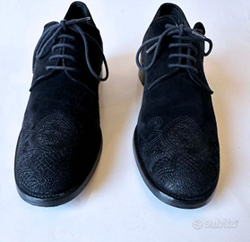 Scarpe Prada uomo 40 eleganti in scamosciato nero