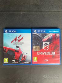 Lotto 2 Giochi PS4 - Assetto Corsa + Driveclub