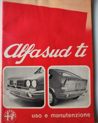 Libretto Uso e Manutenzione ALFASUD