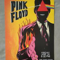 PINK FLOYD POSTER LOCANDINA TOUR LIVE