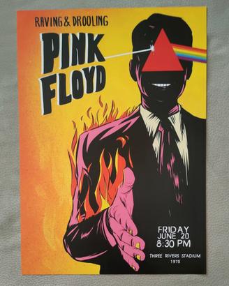 PINK FLOYD POSTER LOCANDINA TOUR LIVE
