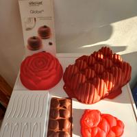 Lotto stampi in silicone professionali per torte