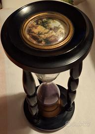 Clessidra vintage in legno