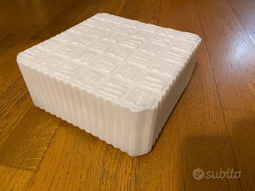 LAMPADA A MURO IN VETRO PLAFONIERA ANNI 60 VINTAGE