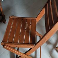 sedie in legno da esterno