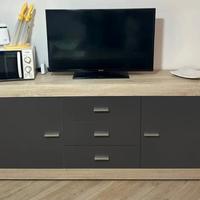 madia due ante e cassetti