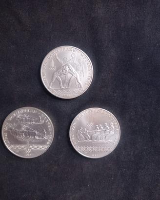 SERIE  MONETE 10 RUBLI  *OLIMPIADI 1980 ( AG.900 )