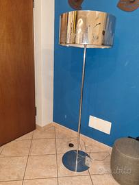 Lampada in metallo decorato con skyline  New York