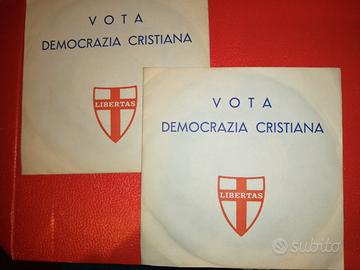 45 giri vinili gadget DC elezioni 7 maggio 1972