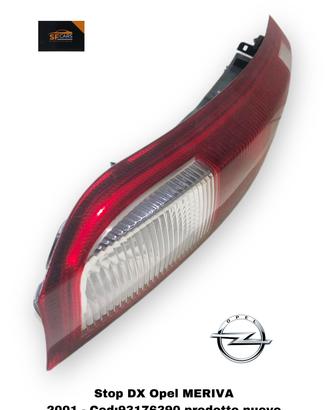 STOP FANALE POSTERIORE DESTRO OPEL Meriva 1° Seri