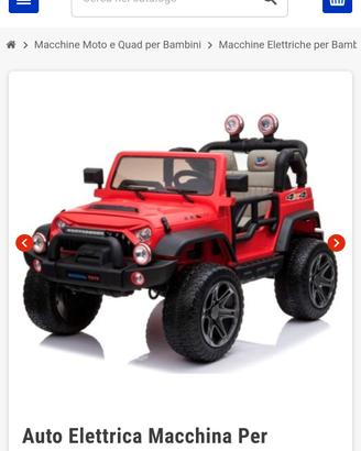 Macchina elettrica per bambini 