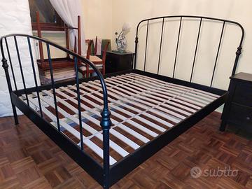 Letto Ikea Lillesand 2 piazze con doghe