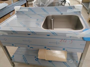 lavello professionale acciaio inox 