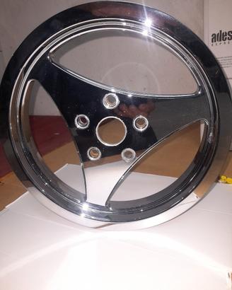 puleggia cromata Harley Davidson 