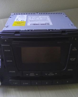 Autoradio originale per Hyundai i10 anno 2015.