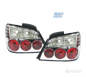 FANALI PER SUBARU IMPREZA 08-12 ROSSO CROMATO