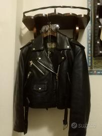 chiodo in pelle quasi mai indossato 