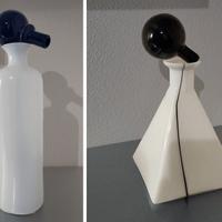 Set Olio-Aceto in Vetro Acidificato, Tratti Murano