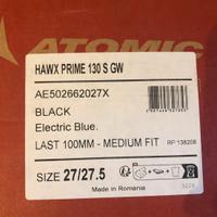 Scaponi Sci Atomic Hawx prime 130 S Tg.27-27.5