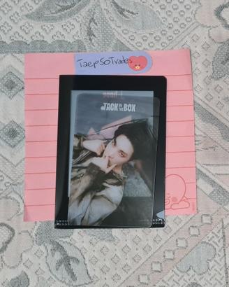 Hobi Preorder photocard Jack In the Box Album