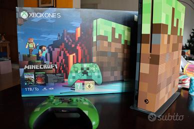 Xbox One S minecraft Limited Edition + 2 giochi