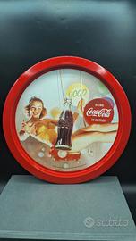 Vassoio in latta coca cola - diametro 33.5 cm