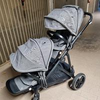 passeggino gemellare completo +seggi auto Cybex