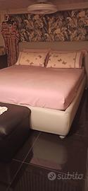 letto contenitore matrimoniale con materasso 