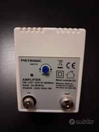 Amplificatore antenna  tv Metronic 
