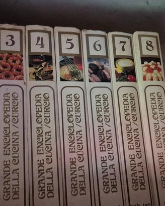 Enciclopedia cucina curcio anni 70