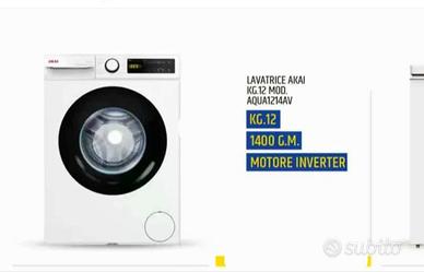 Lavatrice 12kg akai