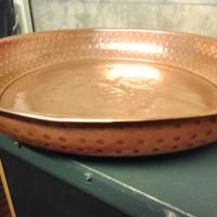 teglia rotonda rame cm 42