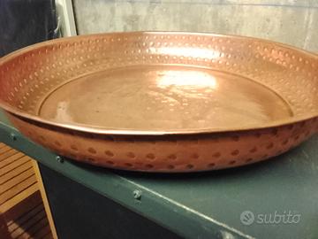 teglia rotonda rame cm 42